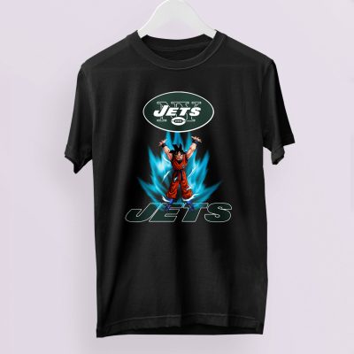 Son Goku Powering Up In Energy New York Jets Unisex T-Shirt