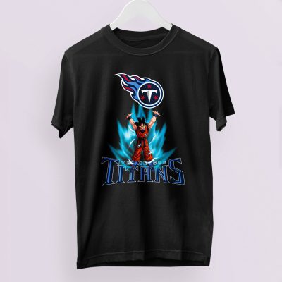 Son Goku Powering Up In Energy Tennessee Titans Unisex T-Shirt