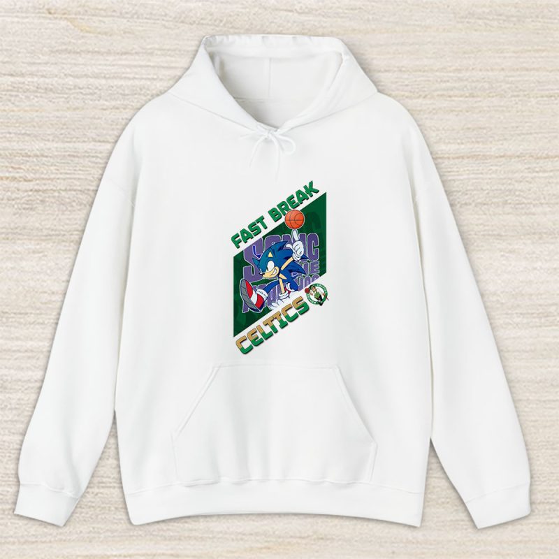 Sonic X Boston Celtics Team X NBA X Basketball Unisex Hoodie TAH2358