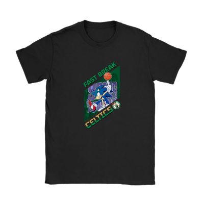 Sonic X Boston Celtics Team X NBA X Basketball Unisex T-Shirt TAT2358