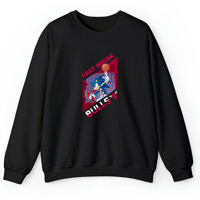 Sonic X Chicago Bulls Team X NBA X Basketball Unisex Sweatshirt TAS2359