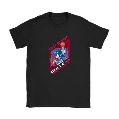 Sonic X Chicago Bulls Team X NBA X Basketball Unisex T-Shirt TAT2359