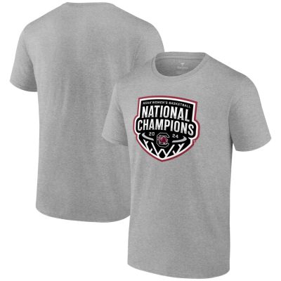 South Carolina Gamecocks 2024 NCAA Basketball National Champions Logo Unisex T-Shirt - Steel