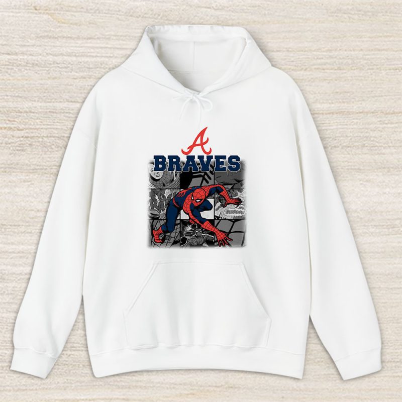 Spiderman MLB Atlanta Braves Unisex Hoodie TAH1883