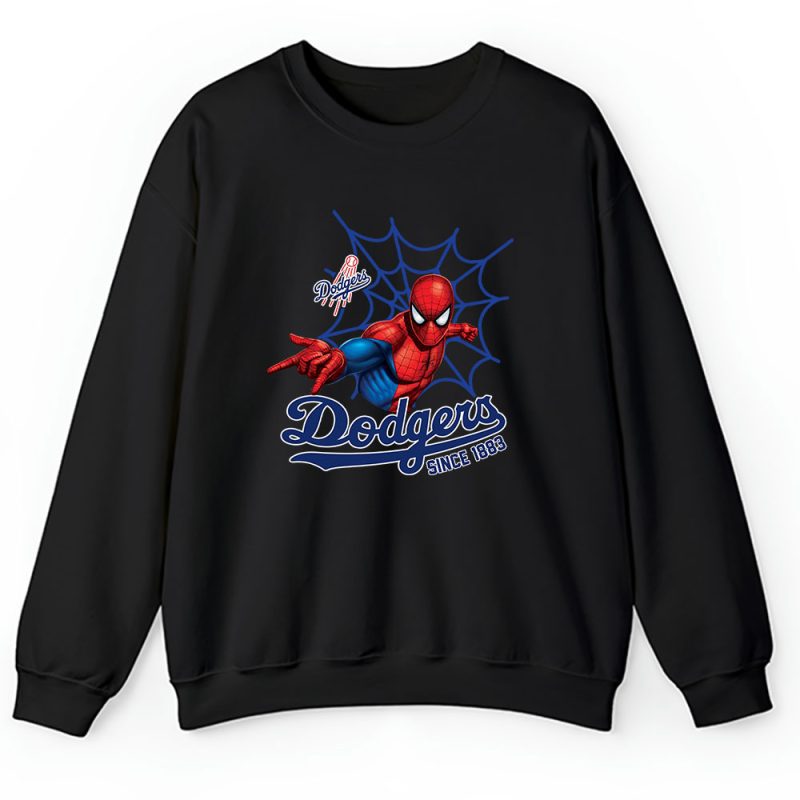 Spiderman MLB Los Angeles Dodgers Unisex Sweatshirt TAT2739