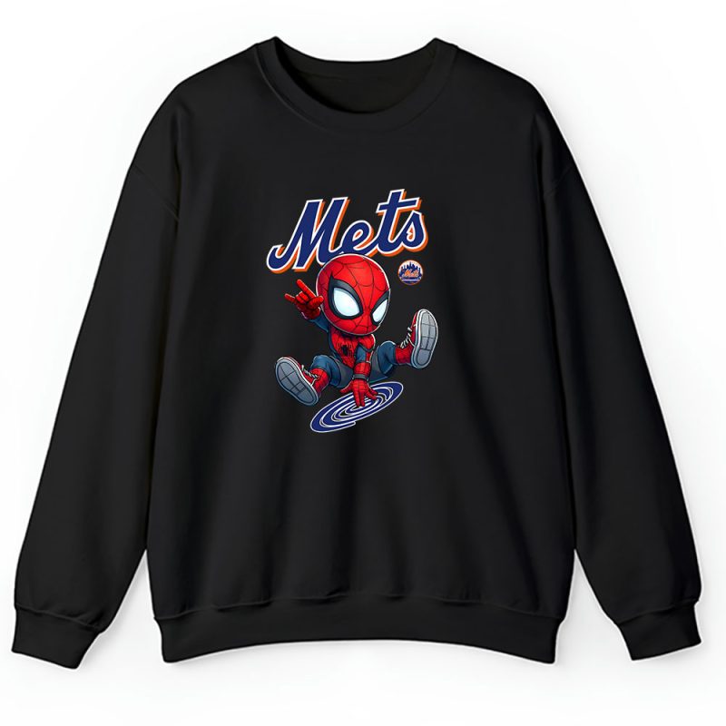 Spiderman MLB New York Mets Unisex Sweatshirt TAT2752