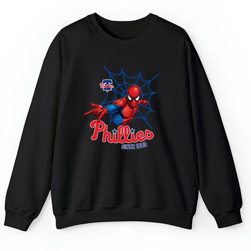 Spiderman MLB Philadelphia Phillies Unisex Sweatshirt TAT2767