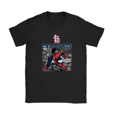 Spiderman MLB St. Louis Cardinals Unisex T-Shirt TAT1963