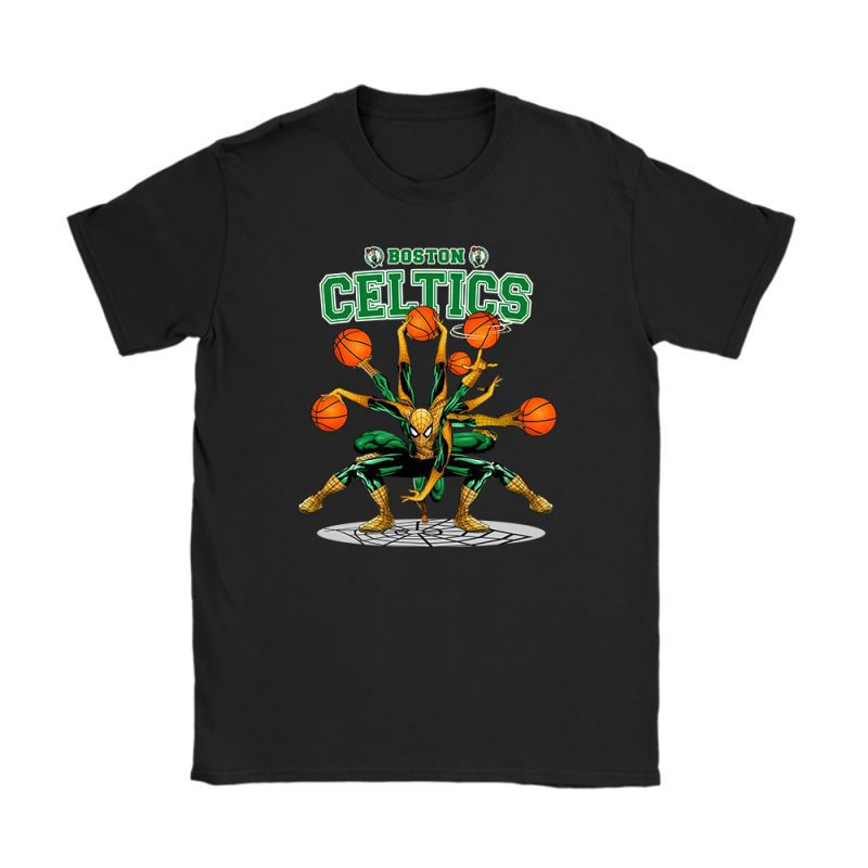 Spiderman NBA Boston Celtics Unisex T-Shirt TAT2500