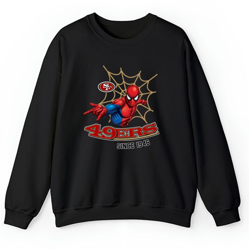 Spiderman NFL San Francisco 49ers Unisex Sweatshirt TAT2775