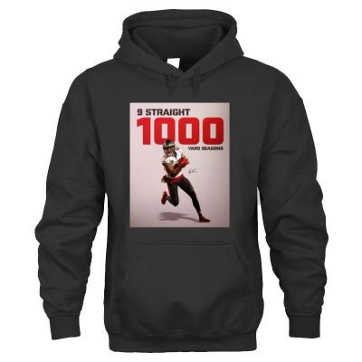 Tampa Bay Buccaneers Mike Evans 9 Straight 1000 Yard Seasons Signature Unisex Hoodie