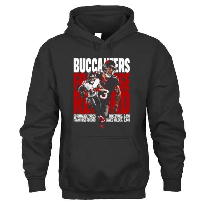 Tampa Bay Buccaneers Scrimmage Yards Franchise Record Unisex Hoodie