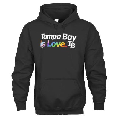 Tampa Bay Rays Is Love City Pride Unisex Hoodie