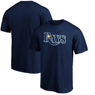 Tampa Bay Rays Official Wordmark Team Unisex T-Shirt Navy