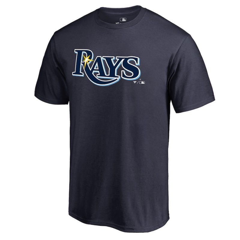 Tampa Bay Rays Team Wordmark Unisex T-Shirt Navy