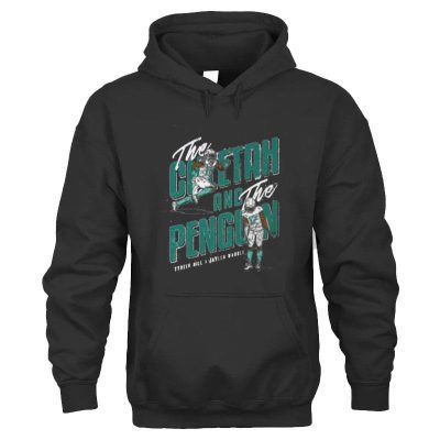 Team Miami Dolphins Tyreek Hill & Jaylen Wadle Unisex Hoodie