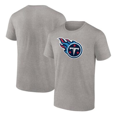 Tennessee Titans Primary Logo Unisex T-Shirt - Heathered Gray