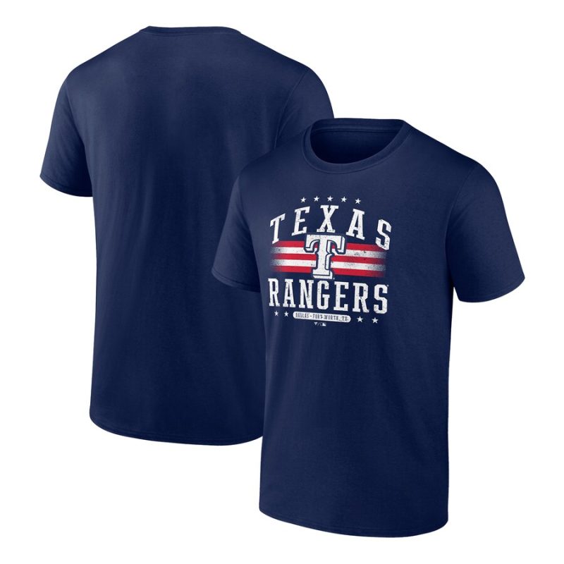 Texas Rangers Americana Team Unisex T-Shirt - Navy