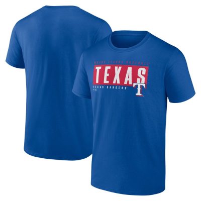 Texas Rangers Blocked Out Unisex T-Shirt - Royal