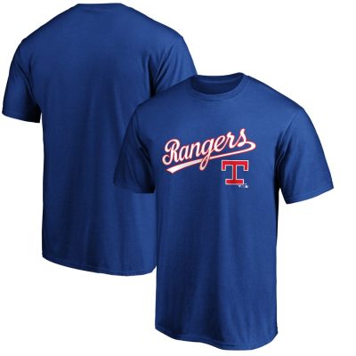 Texas Rangers Team Cooperstown Collection Wahconah Unisex T-Shirt - Royal