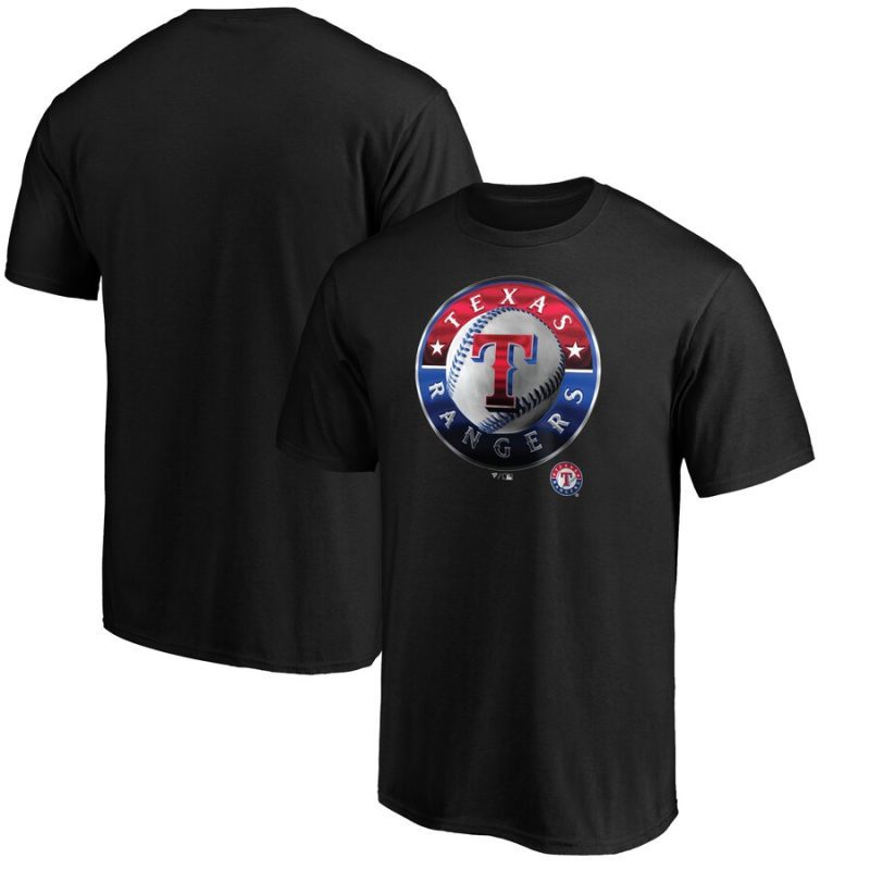 Texas Rangers Team Midnight Mascot Unisex T-Shirt Black