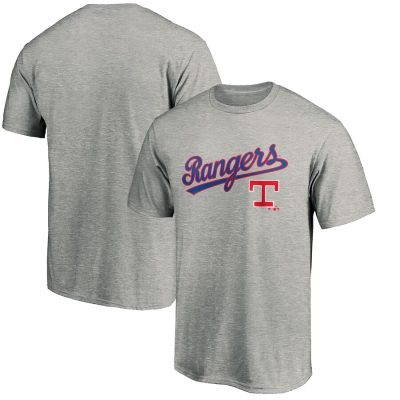Texas Rangers Team Wahconah Unisex T-Shirt - Heather Gray