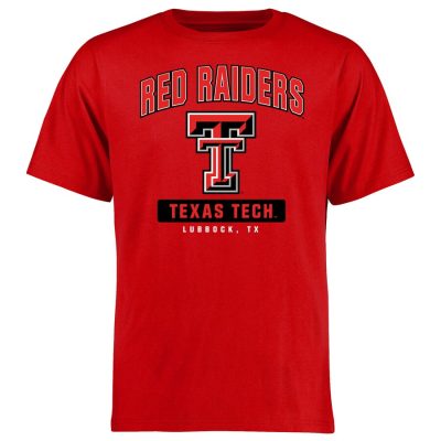 Texas Tech Red Raiders Campus Icon Unisex T-Shirt Red