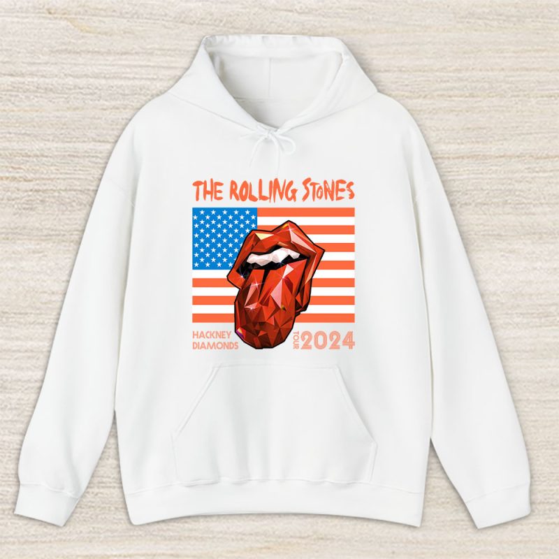 The Rolling Stones Hackney Diamonds Tour 2024 Unisex Hoodie TAH2582