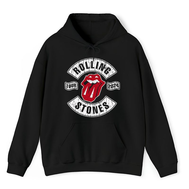 The Rolling Stones Hackney Diamonds Tour 2024 Unisex Hoodie TAH2583