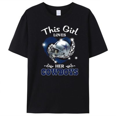 This Girl Loves Her Dallas Cowboys Helme Unisex T-Shirt