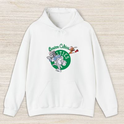 Tom  Jerry X Boston Celtics Team X NBA X Basketball Unisex Hoodie TAH2378