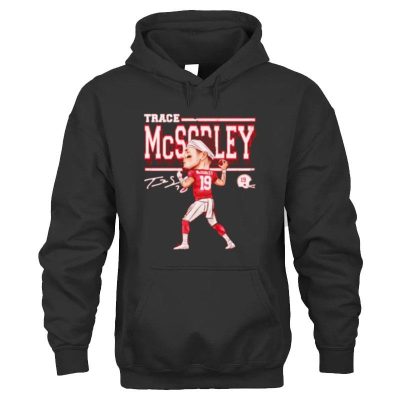 Trace Mcsorley Arizona Cardinals Cartoon Signature Unisex Hoodie