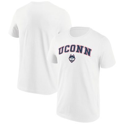 Uconn Huskies Campus Team Unisex T-Shirt White