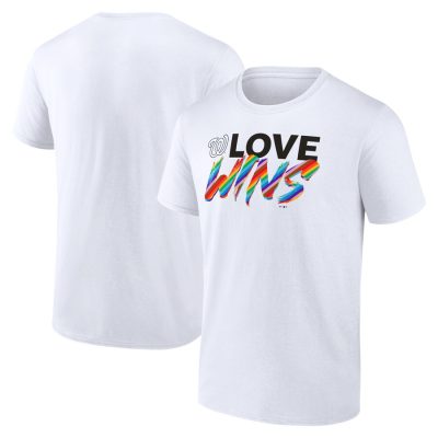 Washington Nationals Love Wins Unisex T-Shirt - White