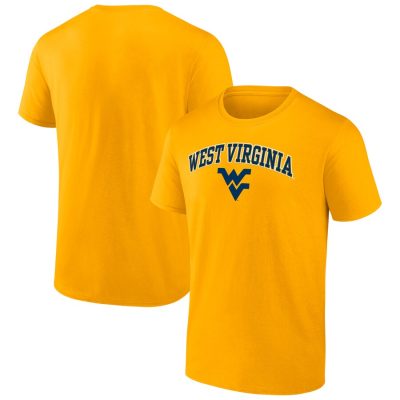 West Virginia Mountaineers Campus Unisex T-Shirt Gold