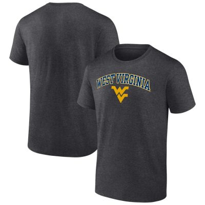 West Virginia Mountaineers Campus Unisex T-Shirt Heather Charcoal