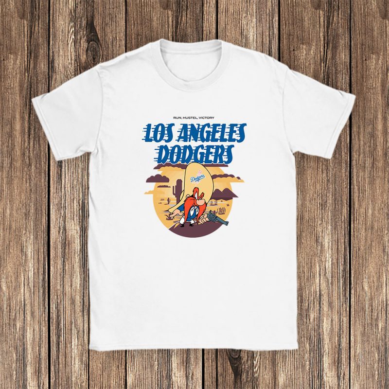 Yosemite Sam X Los Angeles Dodgers Team X MLB X Baseball Fans Unisex T-Shirt TAT2393