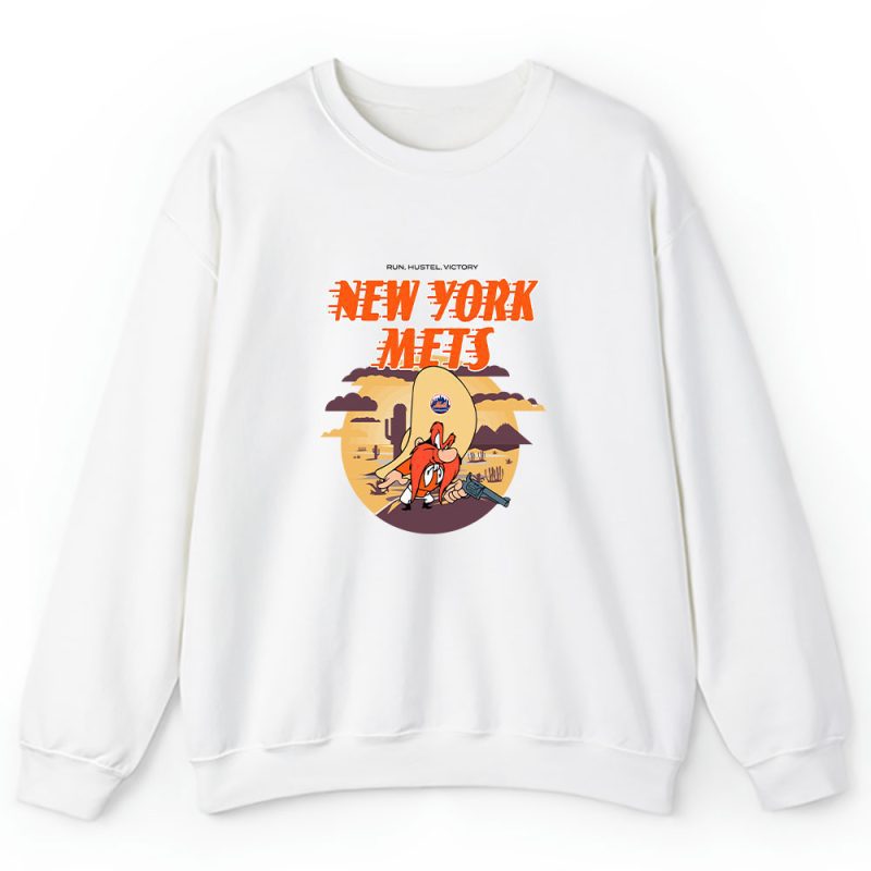 Yosemite Sam X New York Mets Team X MLB X Baseball Fans Unisex Sweatshirt TAS2396