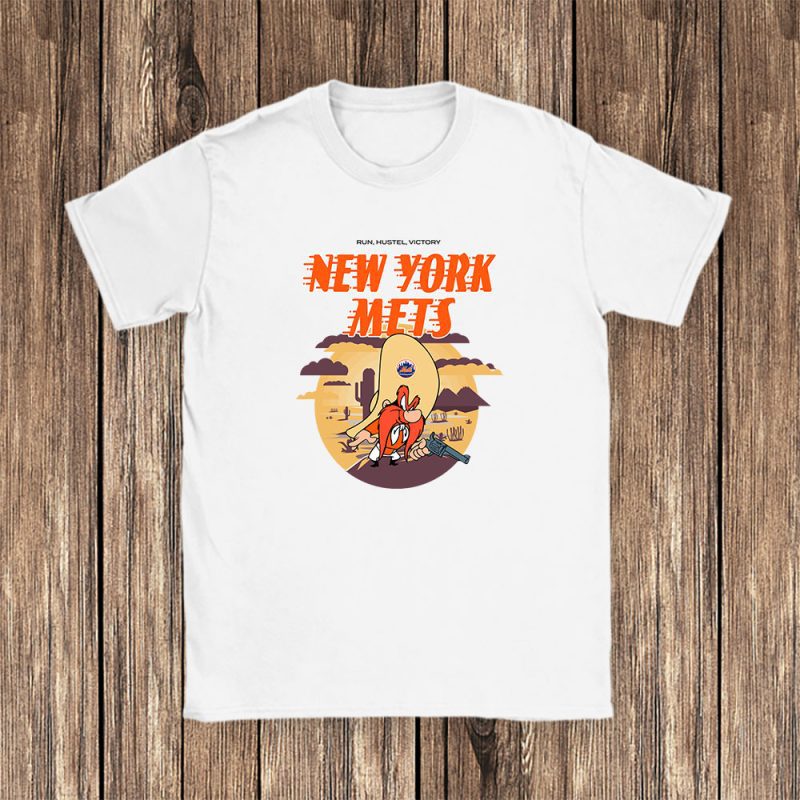 Yosemite Sam X New York Mets Team X MLB X Baseball Fans Unisex T-Shirt TAT2396