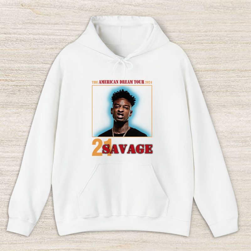 21 Savage The American Dream Tour 2024 Unisex Hoodie For Fans TAH4634