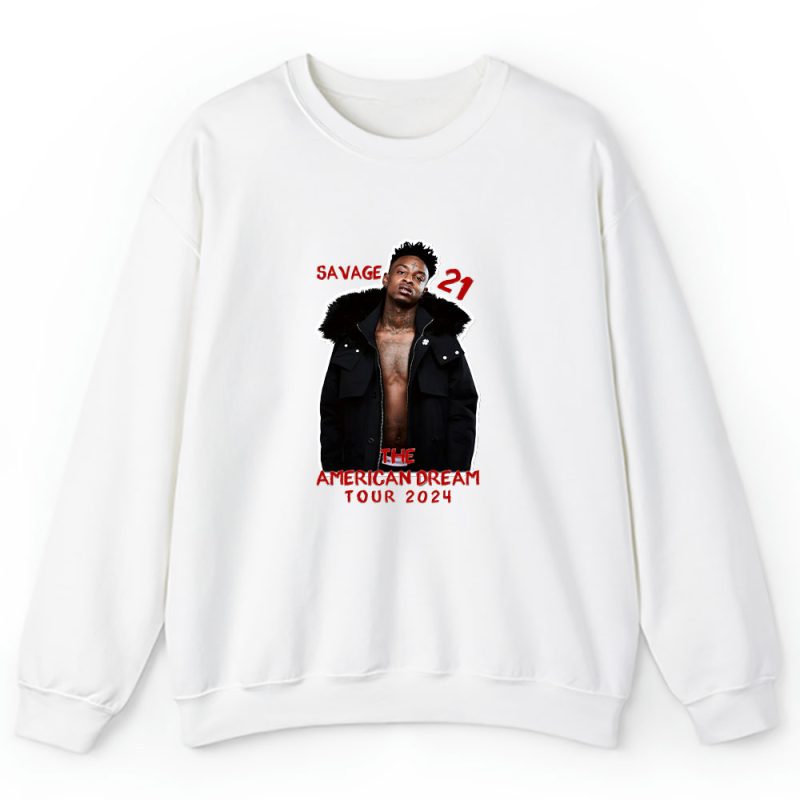 21 Savage The American Dream Tour 2024 Unisex Sweatshirt For Fans TAS4633