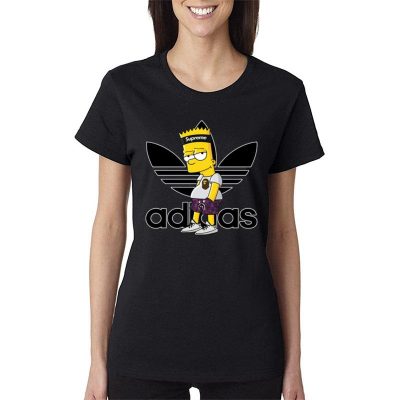 Adidas Bart Simpson Women Lady T-Shirt