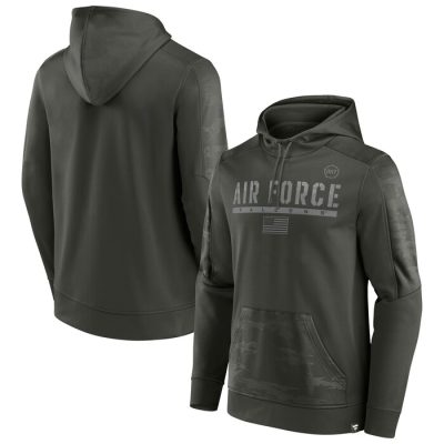 Air Force Falcons OHT Military Appreciation Guardian Pullover Hoodie - Olive