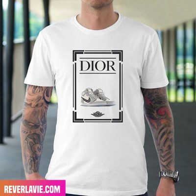 Air Jordan Hightop & Dior Fashion Tee Unisex T-Shirt FTS010