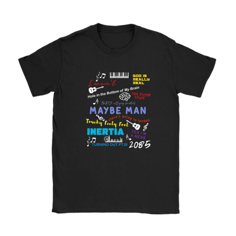 Ajr The Maybe Man Tracklist Songs Unisex T-Shirt Cotton Tee TAT3774