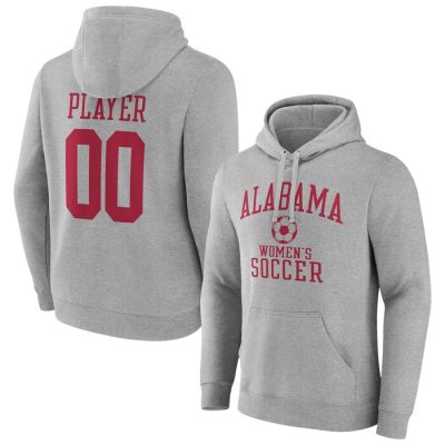 Alabama Crimson Tide Soccer Pick-A-Player NIL Gameday Tradition Pullover Hoodie- Gray