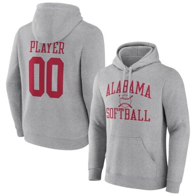 Alabama Crimson Tide Softball Pick-A-Player NIL Gameday Tradition Pullover Hoodie- Gray