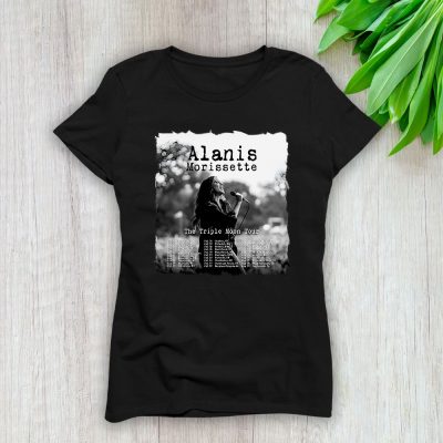 Alanis Morissette The Triple Moon Tour Lady T-Shirt Women Tee For Fans TLT2212