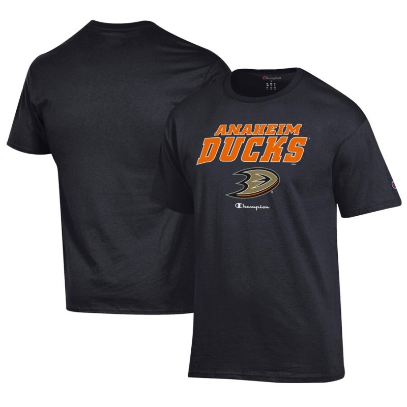 Anaheim Ducks Champion T-Shirt - Black