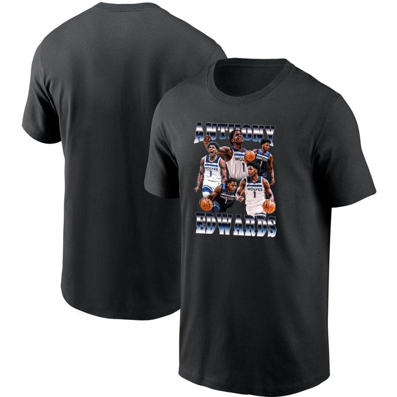 Anthony Edwards X Minnesota Timberwolves X NBA Playoffs 2024 X Western Conference Unisex T-Shirt TAT5254